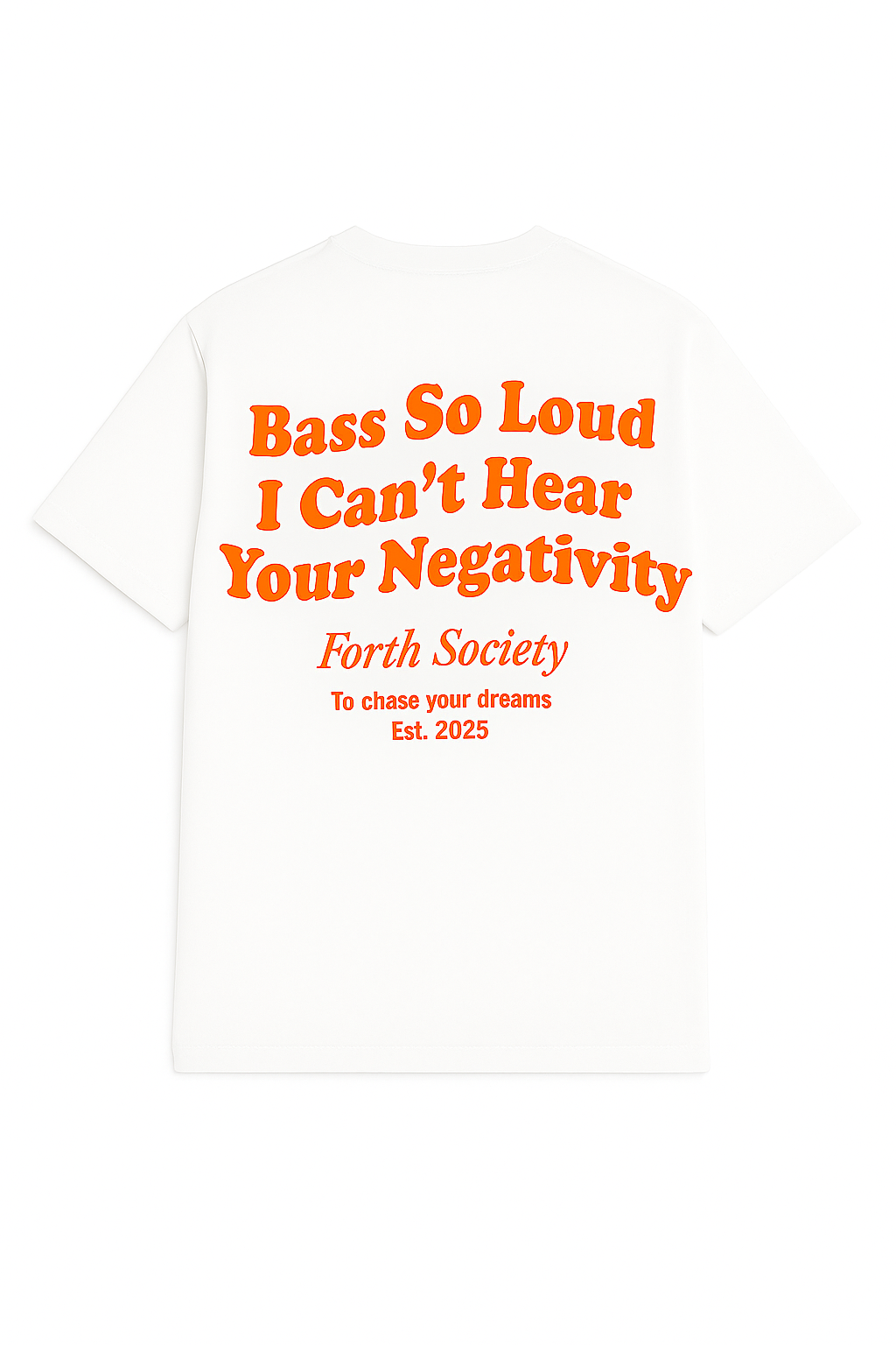 Bass So Loud Tee Orange