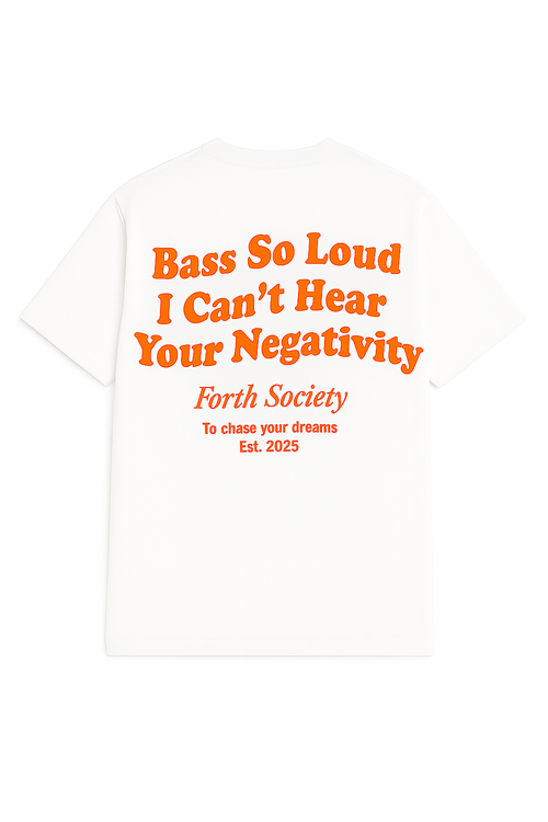 Bass So Loud Tee Orange