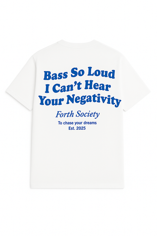 Bass So Loud Tee Blue