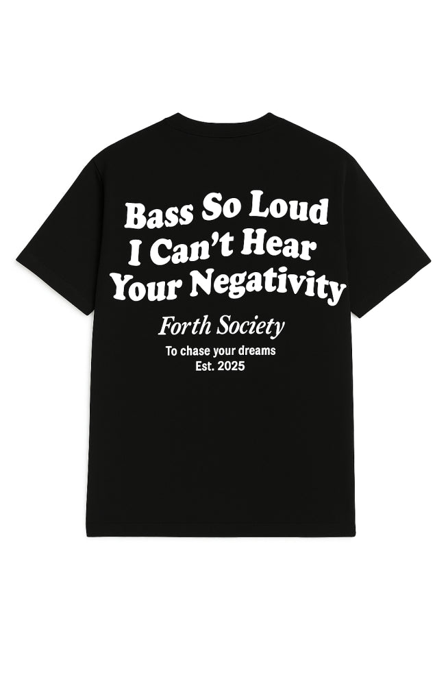 Bass So Loud Tee Black