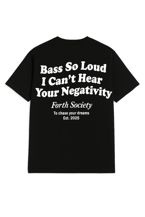 Bass So Loud Tee Black
