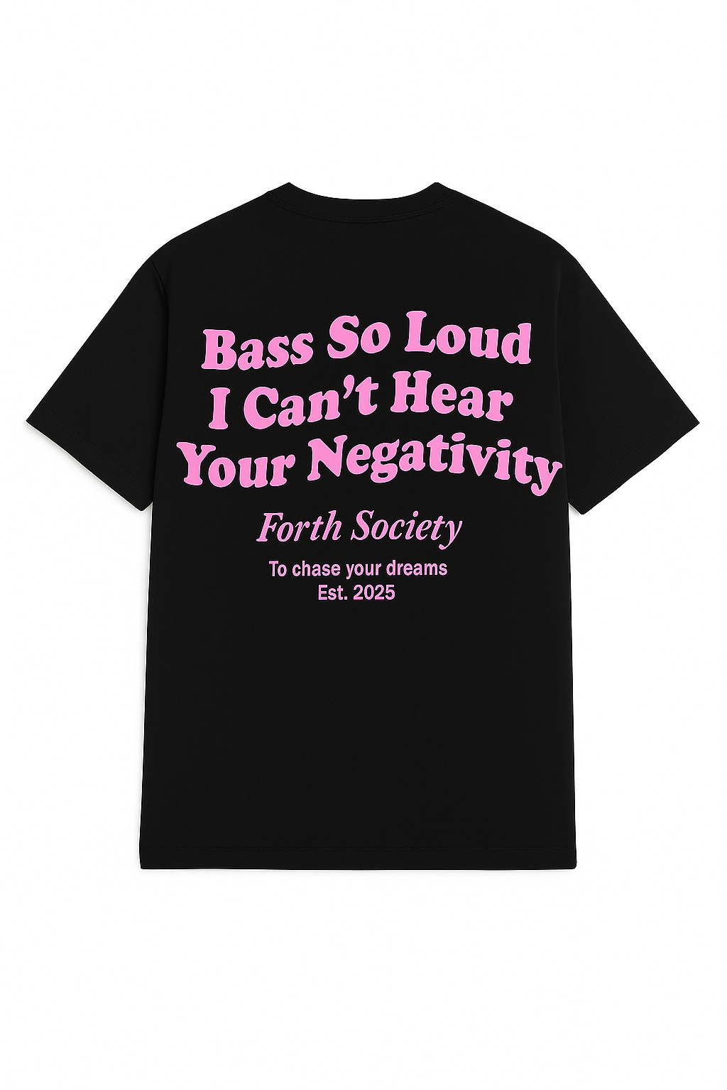 Bass So Loud Tee Pink